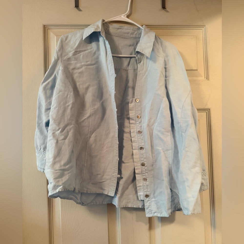 Light Blue Button-Up Shirt